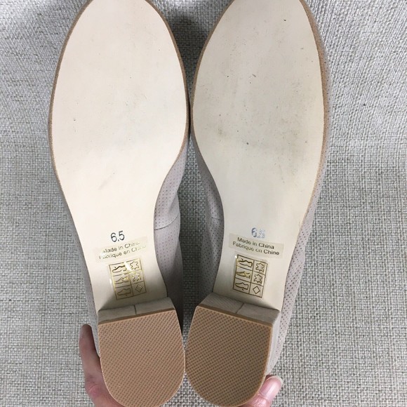 Jeffrey Campbell Cyndi Shoes Size 6.5 Gray Block Heels Suede Pumps - Picture 6 of 8